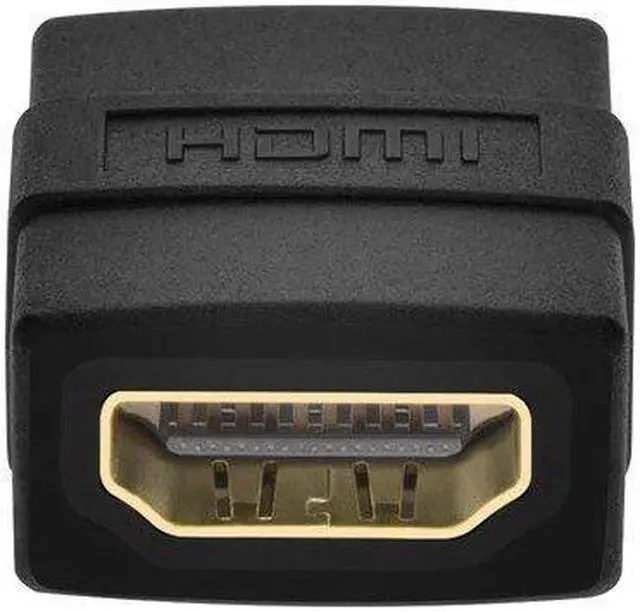 Alt view image 13 of 16 - Monoprice HDMI Coupler (Female to Female) Gold Plated, HDMI Cable Extension Connector