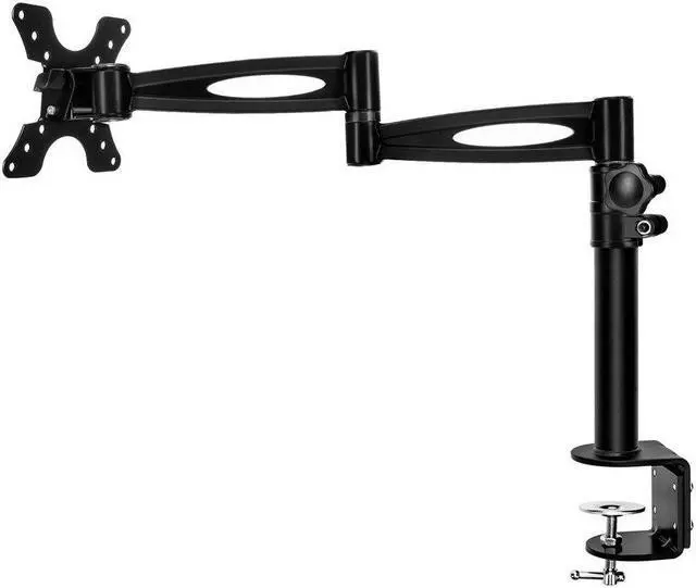 Alt view image 10 of 13 - Monoprice 3-Way Adjustable Tilting Desk Mount Bracket - Black For 13 - 30 Inch Monitors | Up to 33 Pounds