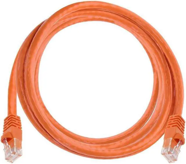 Alt view image 8 of 10 - Monoprice Cat5e Ethernet Patch Cable - 7 Feet - Orange | Network Internet Cord - RJ45, Stranded, 350Mhz, UTP, Pure Bare Copper Wire, 24AWG