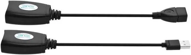 Alt view image 10 of 14 - Monoprice USB Extender over Cat5e or Cat6 Connection, up to 150ft