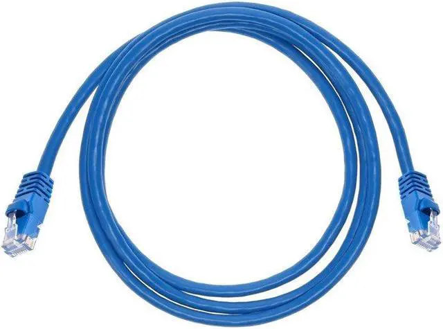 Alt view image 8 of 10 - Monoprice Cat5e Ethernet Patch Cable - 5 Feet - Blue | Network Internet Cord - RJ45, Stranded, 350Mhz, UTP, Pure Bare Copper Wire, 24AWG