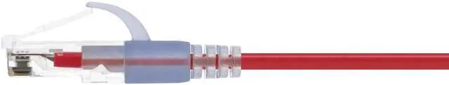 Alt view image 8 of 10 - Monoprice Cat6A Ethernet Patch Cable - 7 Feet - Red (10 Pack) Snagless RJ45 550Mhz UTP Pure Bare Copper Wire 10G 30AWG - SlimRun Series