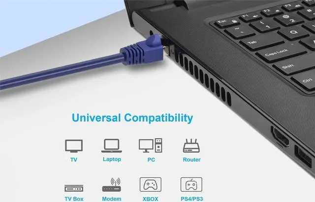 Alt view image 6 of 12 - Monoprice Cat6A Ethernet Patch Cable - 10 Feet - Purple | Network Internet Cord - RJ45, 550Mhz, STP, Pure Bare Copper Wire, 10G, 26AWG