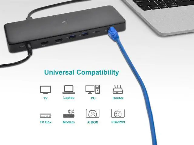 Alt view image 13 of 13 - Monoprice Cat6A Ethernet Patch Cable - 20 Feet - Blue | Network Internet Cord - RJ45, Stranded, 550Mhz, STP, Pure Bare Copper Wire, 10G, 26AWG