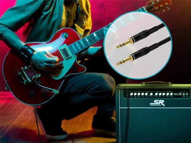 Alt view image 8 of 8 - Monoprice 10ft Premier Series 1/4in TRS Male to Male Cable, 16AWG (Gold Plated)