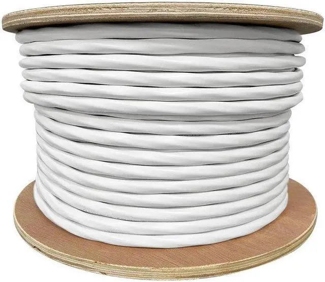 Alt view image 4 of 6 - Monoprice Access Series 12 Gauge AWG CL2 Rated 4 Conductor Speaker Wire / Cable - 250ft Fire Safety In Wall Rated, Jacketed In White PVC Material 99.9% Oxygen-Free Pure Bare Copper