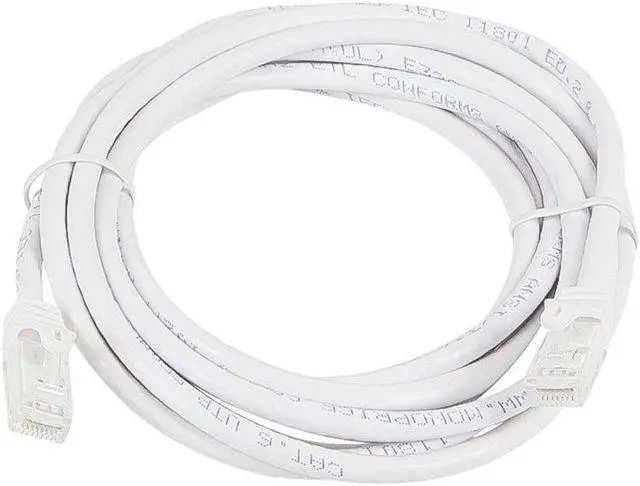 Alt view image 7 of 9 - Monoprice Cat5e Ethernet Patch Cable - 3 Feet - White | Network Internet Cord - Snagless RJ45, Stranded, 350Mhz, UTP, Pure Bare Copper Wire, 24AWG - Flexboot Series