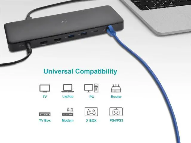 Alt view image 8 of 8 - Monoprice SlimRun Cat6A Ethernet Patch Cable - Network Internet Cord - RJ45, Stranded, STP, Pure Bare Copper Wire, 36AWG, 6in, Blue