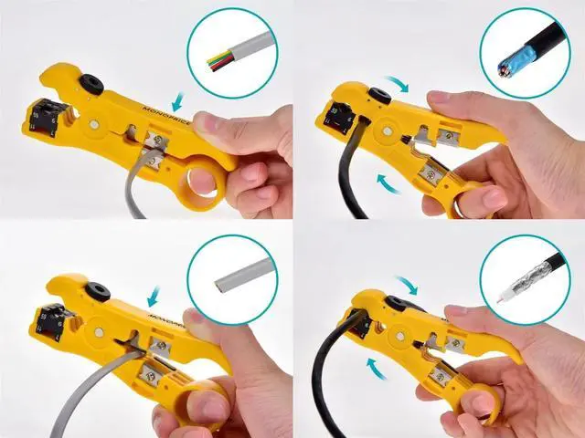 Alt view image 8 of 8 - Monoprice Universal Cable Jacket Stripper