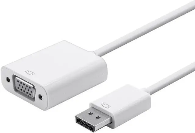 Main image of Monoprice DisplayPort 1.2a to VGA Active Adapter - White