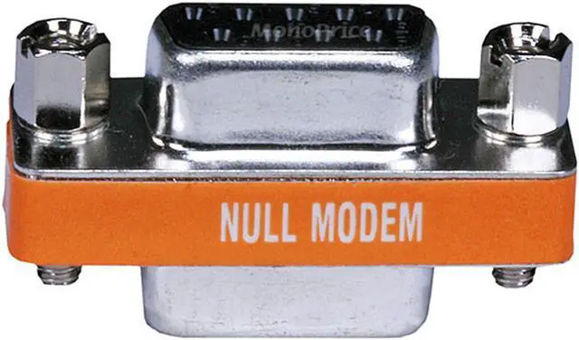 Alt view image 2 of 6 - Monoprice DB9 Female/Female Mini Null Modem Adapter