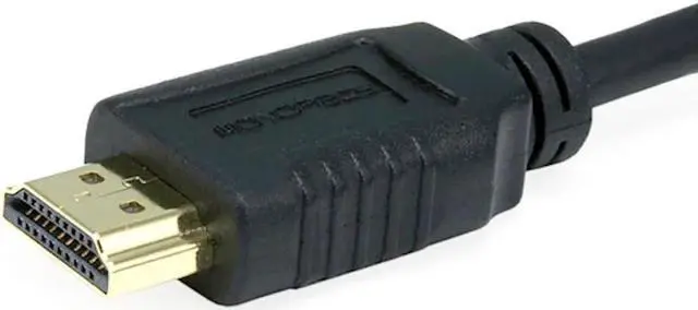 Alt view image 6 of 12 - Monoprice Standard HDMI Cable - 6 Feet - Black | With HDMI Micro Connector, 1080i @ 60Hz, 4.95Gbps, 34AWG