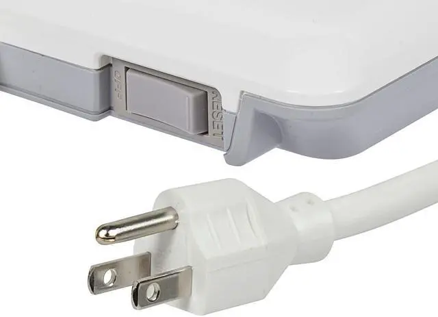 Alt view image 13 of 14 - Monoprice 12 Outlet Power Surge Protector with 2 Built-In USB Charger Ports - 4320 Joules, 6ft Cord