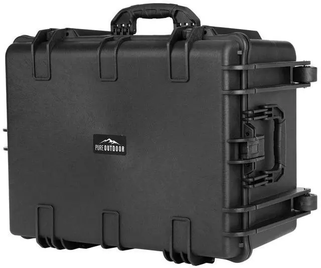 Main image of Monoprice Weatherproof Hard Case - 26" x 20" x 14" With Wheels and Customizable Foam, IP67 Level Dust And Water Protection