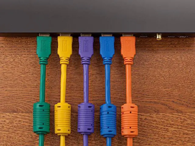 Alt view image 19 of 20 - Monoprice High Speed HDMI Cable - 4 Feet - Black, 4K @ 24Hz, HDR, 18Gbps, YUV 4:4:4, 28AWG - Select Series