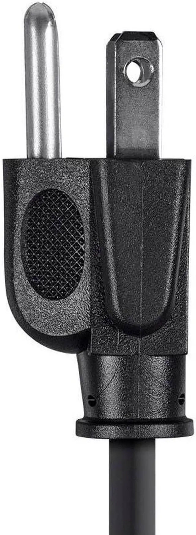Alt view image 11 of 16 - Monoprice Power Cord - 3 Feet - Black | NEMA 5-15P to IEC 60320 C5, 18AWG, 10A/1250W, 3-Prong