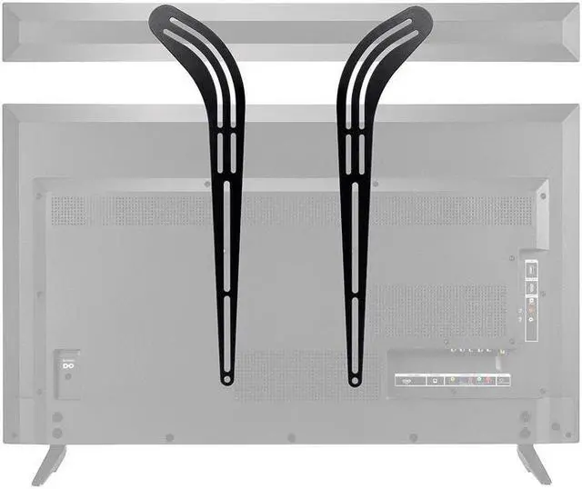 Main image of Monoprice Universal Floating Soundbar Mount Bracket for Freestanding or Wall Mounted 23in to 55in TVs, VESA Patterns fro