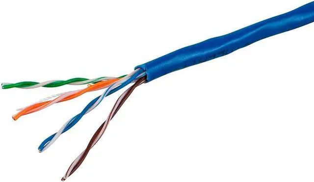 Alt view image 9 of 17 - Monoprice Cat5e Ethernet Bulk Cable - 1000 Feet - Blue | Network Internet Cord - Solid, 350Mhz, CMR, Riser Rated, Pure Bare Copper Wire, 24AWG, No Logo