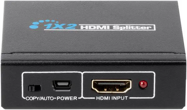 Alt view image 3 of 12 - Monoprice Blackbird 4K Mini 1x2 HDMI Splitter | USB-Powered, 4K Ultra HD, 1080p @60Hz