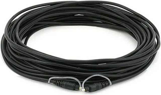 Main image of Monoprice S/PDIF (Toslink) Digital Optical Audio Cable - 50 Feet | Gold Plated Ferrule,Molded Strain Relief