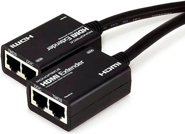 Main image of Monoprice Inc. Hdmi Extender Over Cat5e Or Cat6 Connection Up To 98Ft