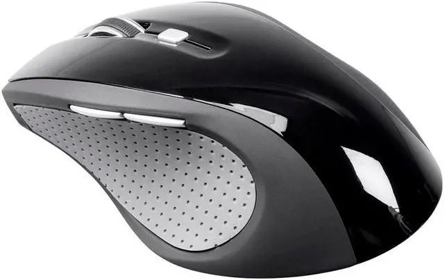 Alt view image 3 of 9 - Monoprice Select Wireless Ergonomic Mouse - Black - Ideal For Work, Home, Office, Computers - Workstream Collection