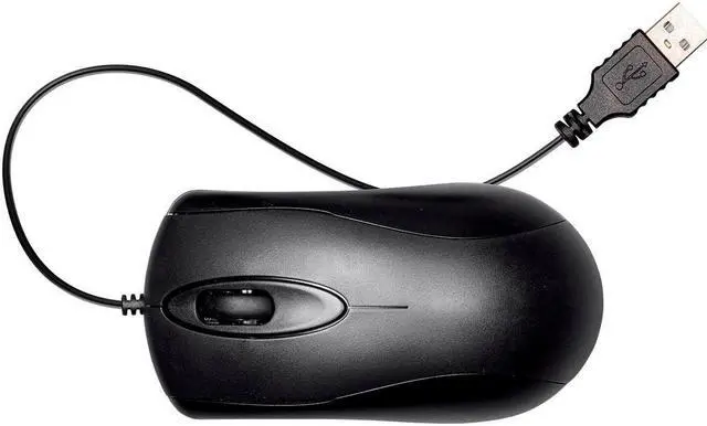 Alt view image 3 of 13 - Monoprice Essential Wired USB Optical Mouse for Home and Office Use, Compatible with Windows PC, Laptop, Notebook, Chrom