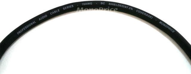Alt view image 5 of 9 - Monoprice 6ft Premier Series XLR Male to 1/4in TRS Male Cable, 16AWG (Gold Plated)