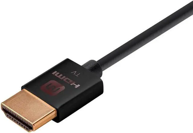 Alt view image 17 of 19 - Monoprice HDMI High Speed Active Cable - 10 Feet - Black, 4K@60Hz, HDR, 18Gbps, 36AWG, YUV 4:4:4 - Ultra Slim Active Series