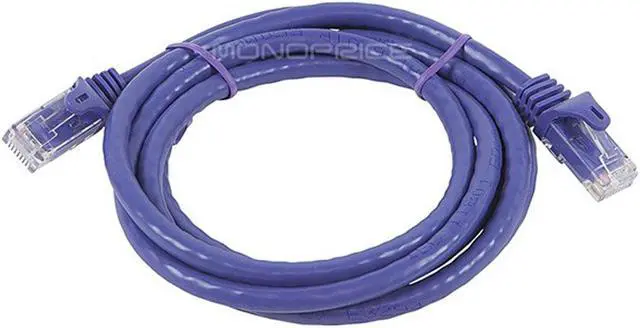Alt view image 7 of 12 - Monoprice Cat6 Ethernet Patch Cable - 50 Feet - White | Network Internet Cord - RJ45, Stranded, 550Mhz, UTP, Pure Bare Copper Wire, 24AWG - Flexboot Series