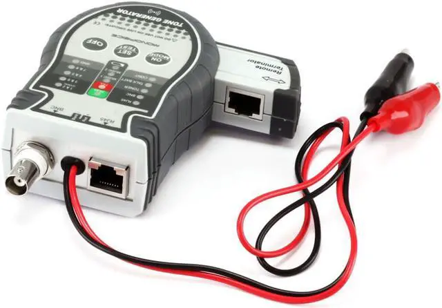 Alt view image 8 of 9 - Monoprice Multifunction RJ-45, BNC, and Speaker Wire Tone Generator, Tracer, Tester