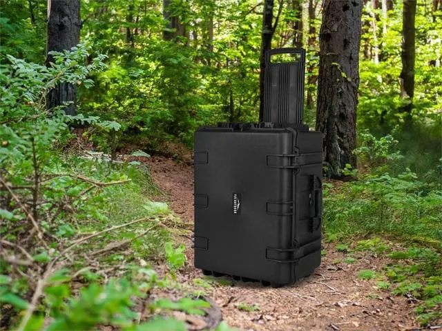 Alt view image 6 of 12 - Monoprice Weatherproof Hard Case - 26" x 20" x 14" With Wheels and Customizable Foam, IP67 Level Dust And Water Protection