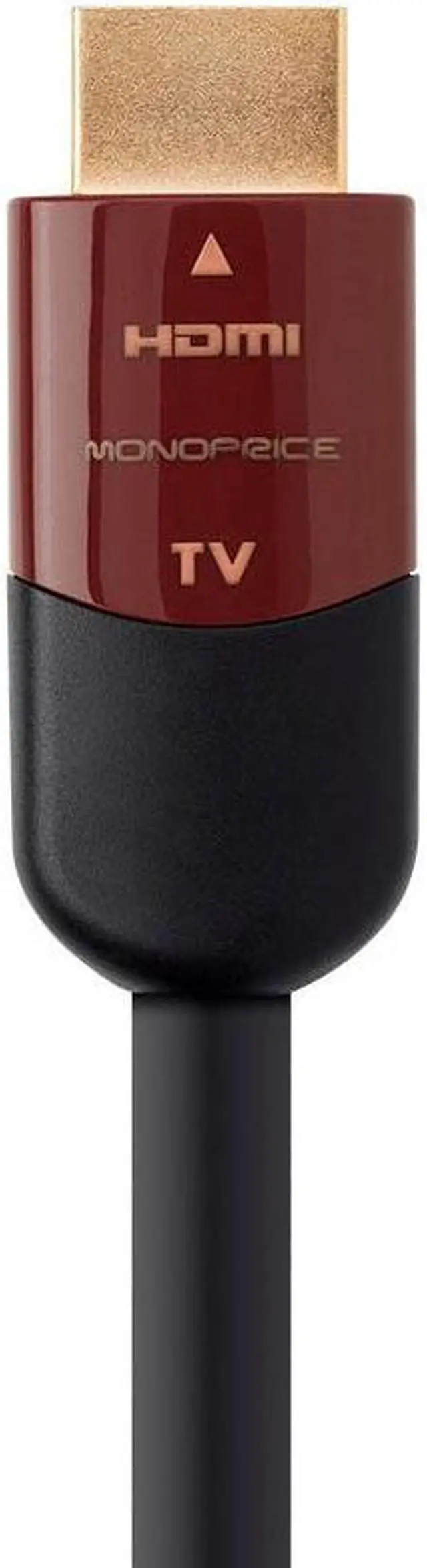 Alt view image 10 of 19 - Monoprice HDMI Cable - 75 Feet - Black | High Speed, Active Chipset, 4k@24Hz, 10.2Gbps, 24AWG, YUV 4:2:0, CL2 - Cabernet Ultra Series