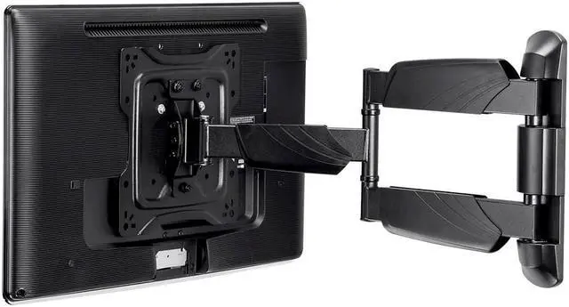 Alt view image 4 of 20 - Monoprice TV Wall Mount Bracket For TVs 24in to 55in, Full-Motion Articulating, Max Weight 77lbs, VESA Patterns Up to 400x400, Rotating, UL Certified