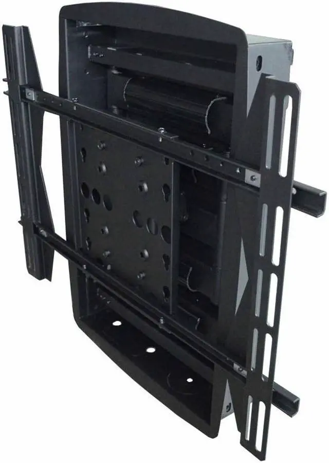 Alt view image 4 of 12 - Monoprice Recessed Full-Motion Articulating TV Wall Mount Bracket For TVs 42in to 63in | Max Weight 200lbs, VESA Patterns Up to 800x500