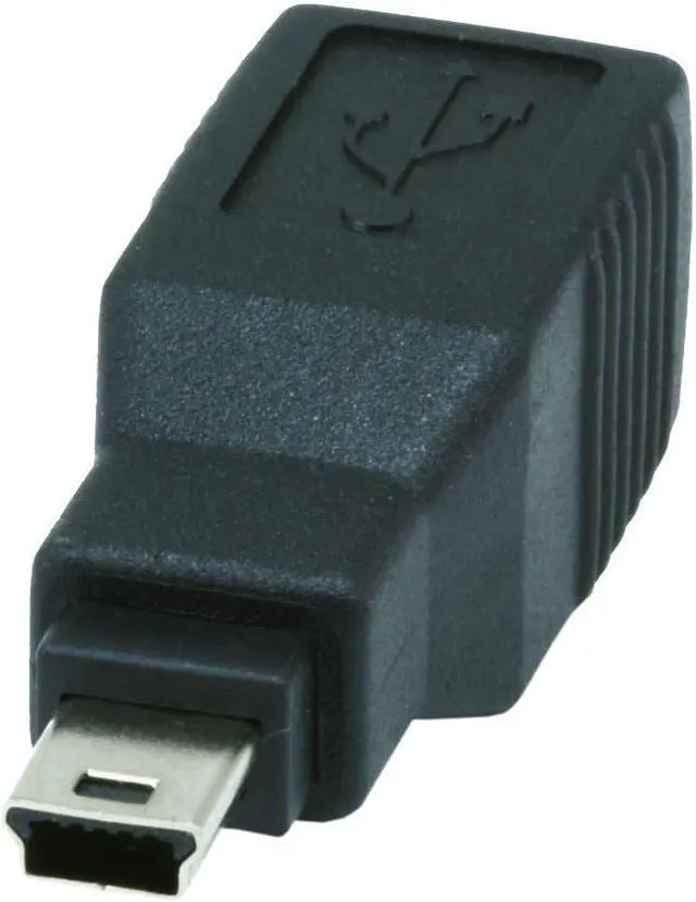 Alt view image 2 of 3 - Monoprice USB 2.0 B Female to Mini 5 pin (B5) Male Adapter