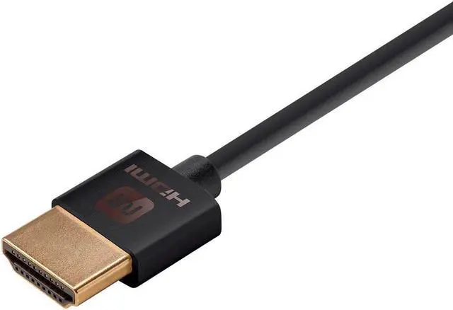 Alt view image 11 of 20 - Monoprice HDMI Cable - 6 Feet - Black | High Speed, 4K@60Hz, HDR, 18Gbps, 36AWG, YUV 4:4:4, Compatible with UHD TV and More - Ultra Slim Series