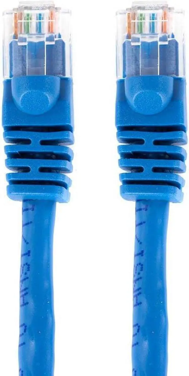 Alt view image 2 of 10 - Monoprice Cat5e Ethernet Patch Cable - 25 Feet - Blue | Network Internet Cord - RJ45, Stranded, 350Mhz, UTP, Pure Bare Copper Wire, 24AWG