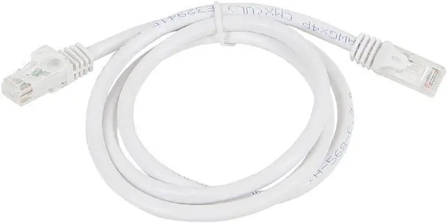 Alt view image 5 of 9 - Monoprice Cat5e Ethernet Patch Cable - 3 Feet - White | Network Internet Cord - Snagless RJ45, Stranded, 350Mhz, UTP, Pure Bare Copper Wire, 24AWG - Flexboot Series