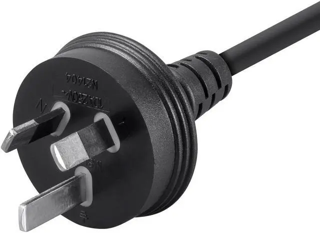 Alt view image 2 of 4 - Monoprice Australian AS/NZS 3112 Male to C13 Female Power Cable - 6 Feet - Black | 18AWG
