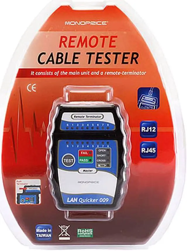 Alt view image 5 of 12 - Monoprice Quick RJ-45 Network Cable Tester