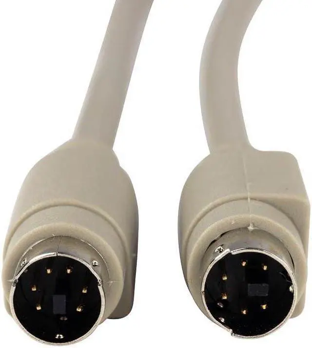 Alt view image 2 of 6 - Monoprice 10Ft Ps/2 Mdin-6 Male To Male Cable