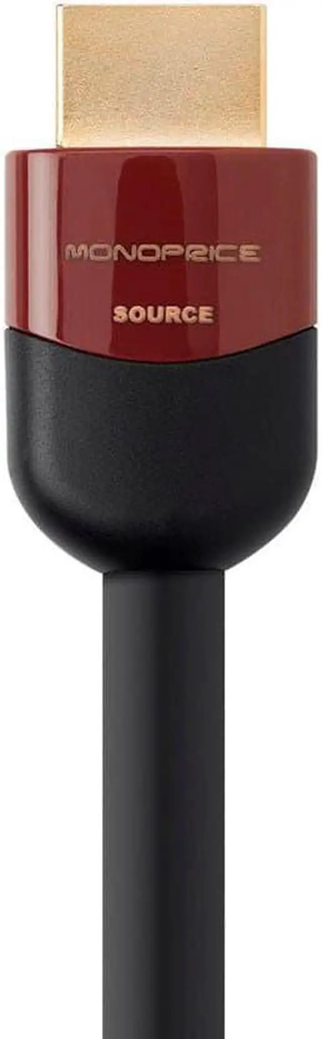 Alt view image 9 of 20 - Monoprice HDMI Cable - 40 Feet - Black | High Speed, Active Chipset, 4k@60Hz, HDR, 18Gbps, 26AWG, YUV 4:2:0, CL2 - Cabernet Ultra Series