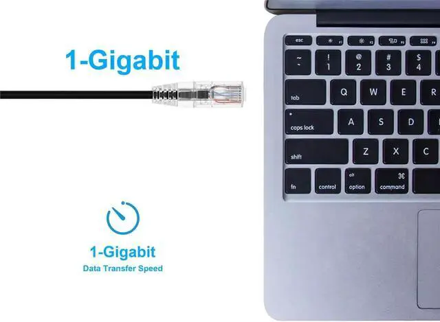 Alt view image 13 of 14 - Monoprice Cat6 Ethernet Patch Cable - 10 Feet - Black | Network Internet Cord - Snagless RJ45 Stranded 550MHz UTP CMR Riser Rated Pure Bare Copper Wire 28AWG - SlimRun Series