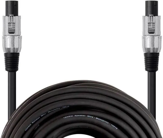 Alt view image 4 of 4 - Monoprice NL4FC Speaker Cable - 100 Feet With Four 12 AWG Conductors - Choice Series