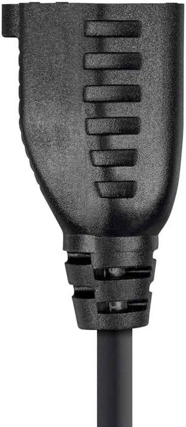 Alt view image 6 of 7 - Monoprice Power Adapter Cord Cable - 1 Feet | (IEC-320-C14 to NEMA 5-15R), 18AWG, 10A