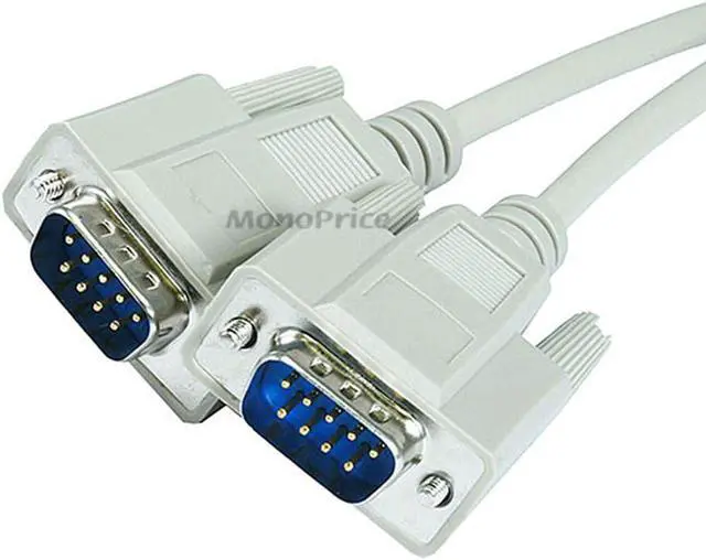 Alt view image 2 of 5 - Monoprice RS232 Serial Mouse or Monitor Splitter cable - (1)DB9 female to (2) DB9 male