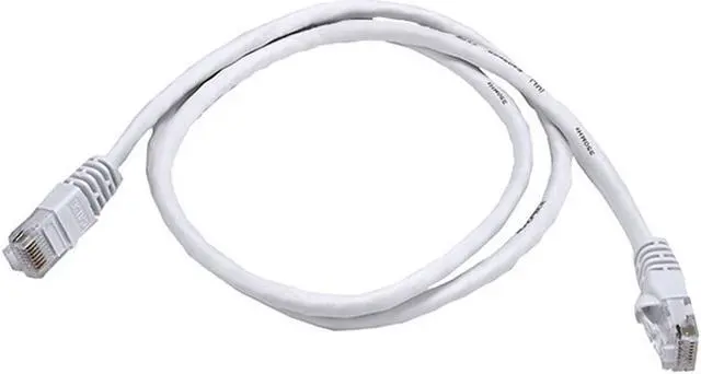 Alt view image 2 of 11 - Monoprice Cat5e Ethernet Patch Cable - 3 Feet - White | Network Internet Cord - RJ45, Stranded, 350Mhz, UTP, Pure Bare Copper Wire, 24AWG