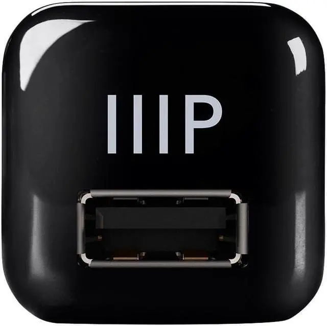 Alt view image 3 of 7 - Monoprice 15984 USB 2.4A Mini Travel Charger