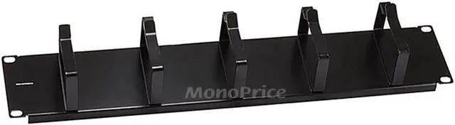 Alt view image 5 of 14 - Monoprice Premium Cable Management, Metal D-Ring, 3.5"(H)X19"(W), 2U